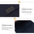 thumbnail image 3 of 3 Pcs Laptop Sleeve Water Laptop Case Blue Notebook Computer Bag Briefcase Cover with Small Bag for 14in Universal Computer Laptop Carrying Bag, 3 of 8