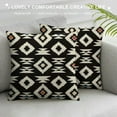 thumbnail image 3 of Awypu  Throw Pillow Case Black And White Square Cushion Cover Standard Pillowcase for Men Women Home Decorative Sofa Armchair Bedroom Livingroom, 3 of 5