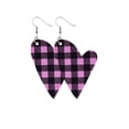 thumbnail image 2 of Sonducket Pendientes de cuero en forma de corazón, colgante de oreja, aro exagerado, pendiente colgante hueco, regalo del Día de San Valentín, favores Ropa, zapatos y accesorios Miscelánea tipo 8 Sonducket AP010114-08, 2 of 6