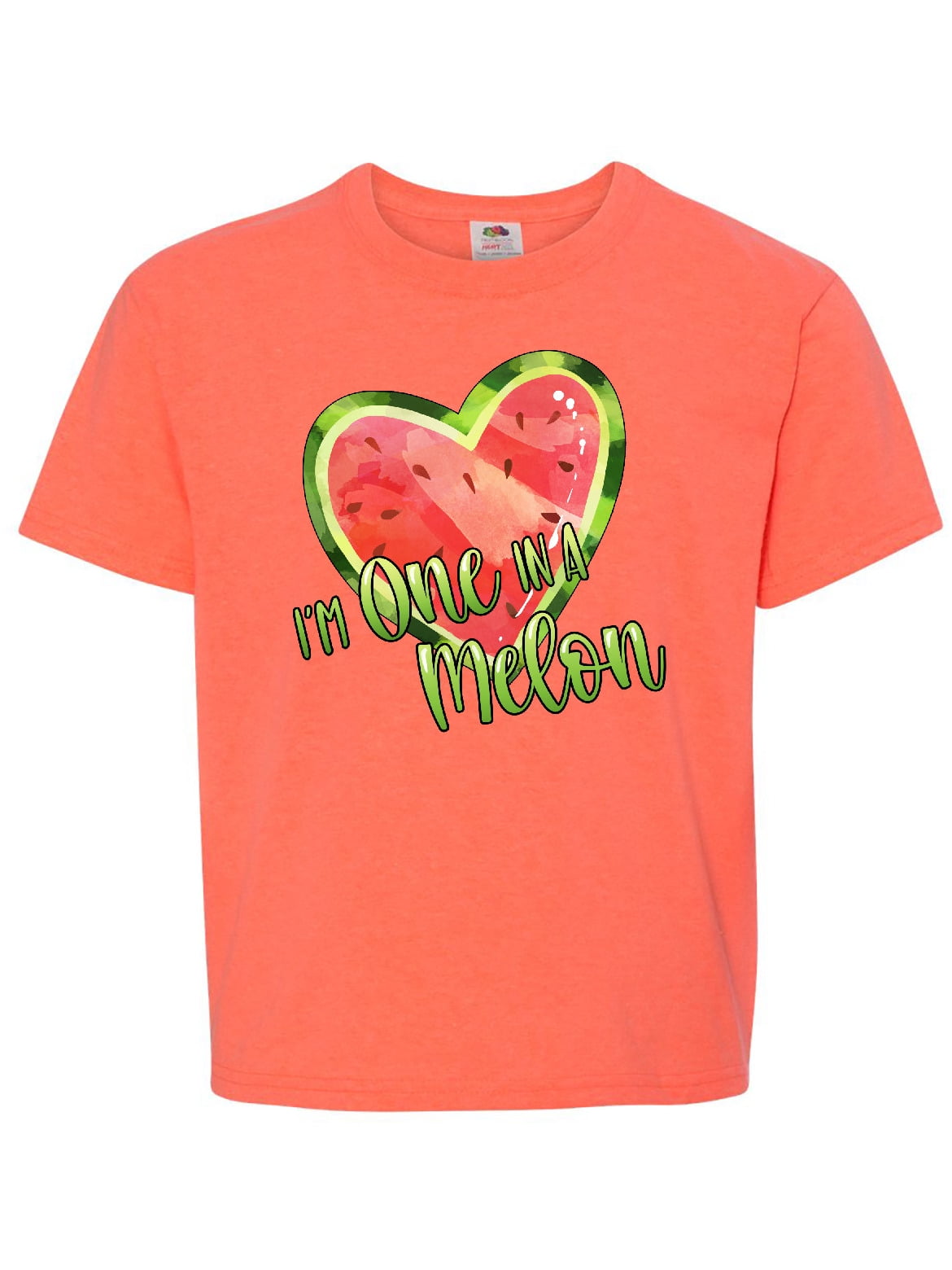 I'm One in a Melon- Watermelon Heart Youth T-Shirt - Walmart.com ...