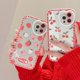 thumbnail image 2 of Encantadora funda de teléfono Cherry Strawberry para iPhone 11 12 13 Pro Max XR XS Max X Love Heart, protección de cámara, parachoques de silicona transparente Tan Jianjun unisex, 2 of 2