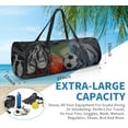 thumbnail image 4 of Mesh Duffle Bag Extra Large Snorkeling Equipment Carry Bag for Scuba Dive or Snorkel Gear Ideal for Beach Pool Swimming Free Diving, 4 of 8