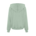 thumbnail image 4 of BDPORKAS Women's Oversized Hoodies Sweatshirt Quarter-Zip Fleece Pullover Hoodie Tops with Thumb Holes, 4 of 6