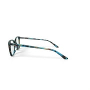 Walmart Women's MC015 Jasmine Square Prescription Eyeglasses with Case, Green Tortoise