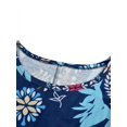 thumbnail image 6 of Uribrus Women Cold Shoulder Fashion Floral T-Shirt, 6 of 6