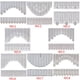 thumbnail image 5 of Cortinas de encaje Bearachild 2 Piezas Fibra de poliéster Blanco 160x60cm + 160x30cm, 5 of 6