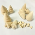 thumbnail image 4 of Dsseng DIY Christmas Tree Craft Kit - Natural Wood Color  Easy-to-Paint Graffiti Set for Creative Decorations, 4 of 5
