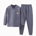 thumbnail image 5 of TOWED22 Toddler Baby Girl Clothes 2Pcs Girl Long Sleeve Pullover Sweatshirt Stretch Jogger Pants Infant Fall Winter Outfit Size:12-18 M,Color:Dark Gray, 5 of 5