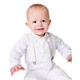 thumbnail image 2 of One Small Child Landen Ensemble à Bretelles Bébé 9M Blanc, 2 of 5