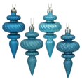 thumbnail image 1 of Vickerman N500012 4 in. Turquoise Finial 4 Finish Asst 8-Bx, 1 of 2