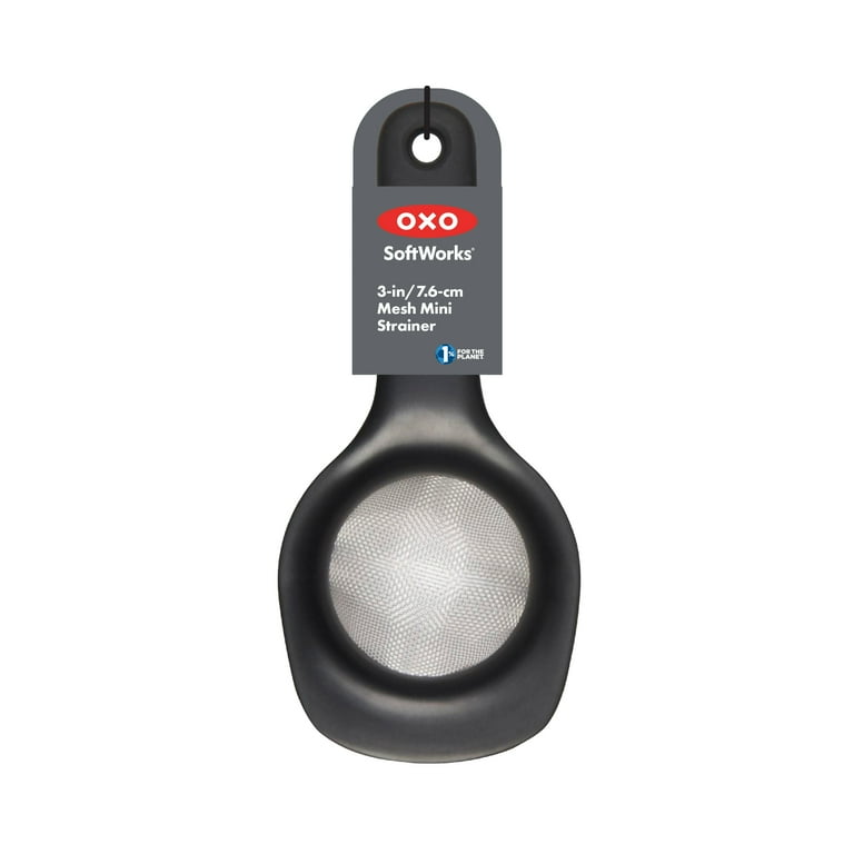 OXO SoftWorks Mini Fine Mesh Strainer - Stainless Steel - Walmart.com