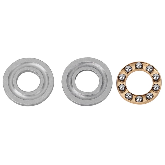 High Speed High Precision 10pcs Flat Steel Thrust Ball Bearing Set For Machinery Equipment Maintenance