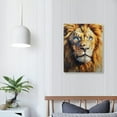 thumbnail image 2 of Creowell Lion Art Modern Canvas Prints Wall Art Home Decor 12x16 16x20in, 2 of 5