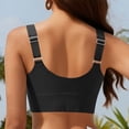 thumbnail image 4 of Agkizg Solid Color Backless Bikini Top,Wave Textured Push Up Swim Top,Adjustable Straps Bathing Suits Top for Beach Pool (Women's), 4 of 6