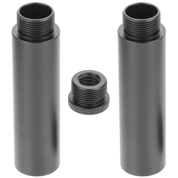 BESTOYARD Mic Stand Extension Tubes Desk Mic Stand Black 1 Set