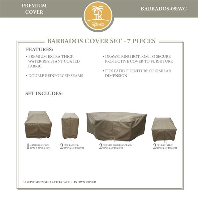 Ensemble de Housses de Protection BARBADOS-08i
