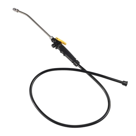 CaraMart Adjustable Atomizing Spray Nozzle Wand with Hose for Garden and Cleaning