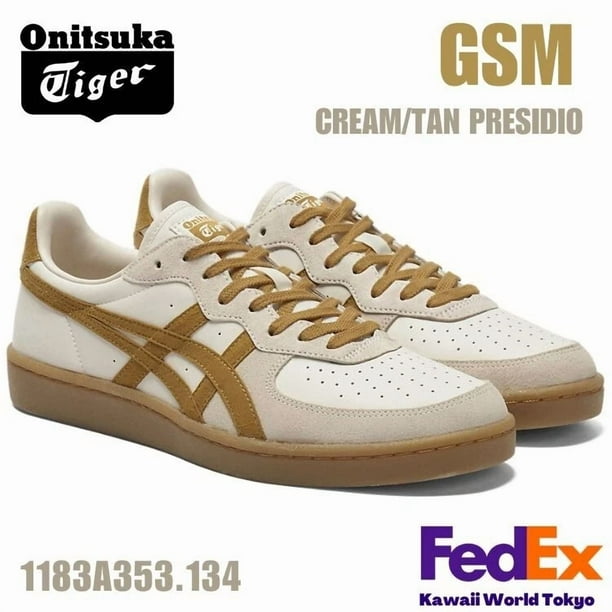 Onitsuka Tiger GSM CREAM / TAN PRESIDIO 1183A353 134 UNISEX Shoes Japan F/S