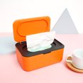 thumbnail image 6 of Niyofa Wipes Dispenser Baby Wipe Holder Sealing Refillable Wipe Container Keeps Wipes Fresh Dustproof Tissues Wipes Case with Lids for Home Bedroom Nursery Room Car Office Bathroom, 6 of 7