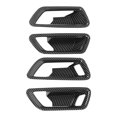 thumbnail image 5 of Uds. Panel embellecedor de manija interior de puerta estilo fibra de carbono reemplazo del lado izquierdo del conductor para Ford Maverick Pickup 2022+, 5 of 5