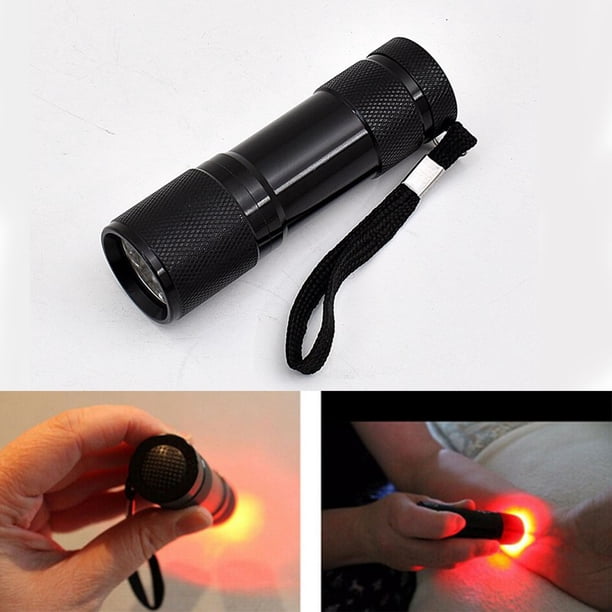 Buscador de venas de luz roja | Localizador de vasos infrarrojos para enfermeras y médicos | Instrumento avanzado de visualización de venas | Diseño ergonómico de mano | Linterna portátil