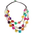 thumbnail image 1 of Shisuyan Beaded Jewelry Coconuts Shell 1Set Bohemian Style, 1 of 8