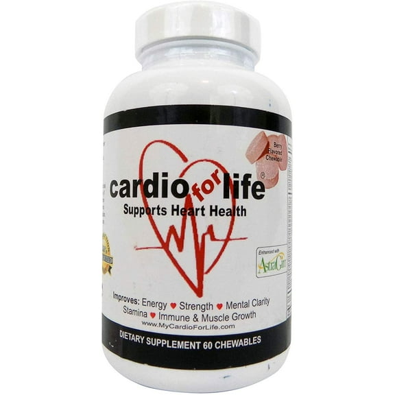 Cardioforlife Chewables Berry 60 Tablets