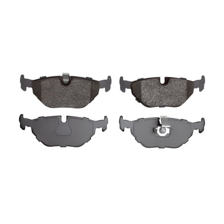 CarLights360 For BMW 528i 1996 97 98 99 2000 Brake Pads | Low Metallic Friction | 123.2 Millimeters / 4.85 Inches Inner Pad Width
