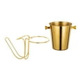 thumbnail image 4 of Cubo de hielo para bebidas, contenedor para hielo, gran capacidad, multiusos, reutilizable. Oro, 4 of 9