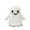 B, variant on Handmade Crochet Ghost Figurine, 2.56 Inch White Smiling Face Halloween Desktop Decoration