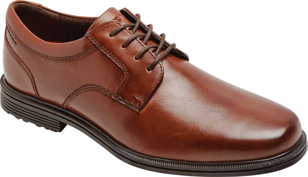 Men's Rockport Taylor Waterproof Plain Toe Oxford Tan Leather 11.5 M