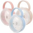 thumbnail image 4 of 3pcs Cartoon Pacifier Holder Case with Handle Transparent Dustproof Storage Box for Travel, Compatible with Diaper Bags and Strollers, 4 of 5