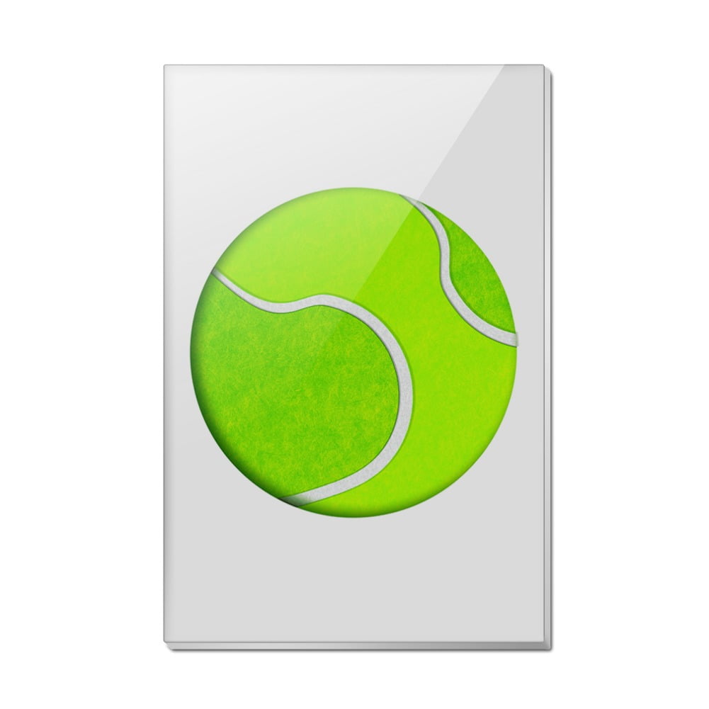 Tennis Rackets Design Car Magnet (5 Inch) - Strong Fridge, Locker, Truck Decal - USA Made, Waterproof - View #6