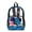 Blue Dinosaur Camo Pattern, variant on Shark Ocean Clear Backpack for Girls Boys, Kindergarten Elementary Transparent Side Pockets Transparent Backpack for School Work