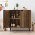 thumbnail image 2 of Smuxee Buffet Storage Cabinets,Kitchen Cabinet with Doors,Fluted Entryway Cabinet, 2 of 6