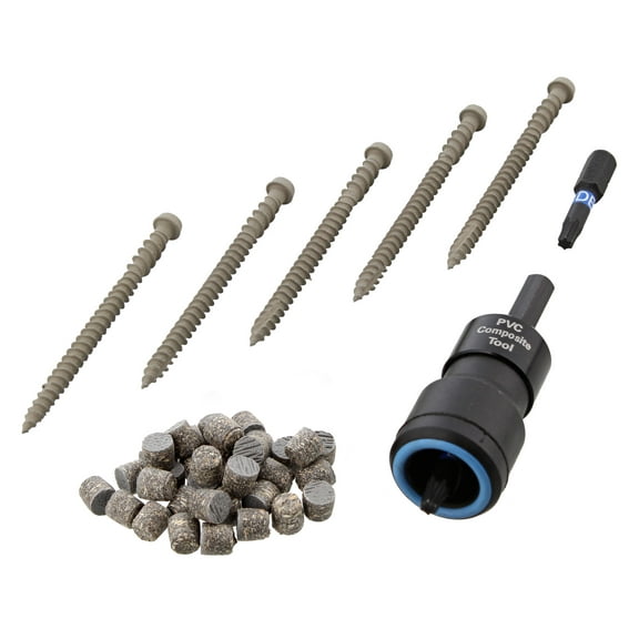Pro Plug® PVC/Comp - Epoxy Kit 10 X 2-3/4 150 165 100 Lf Trex® Pebble Grey