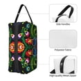 thumbnail image 5 of Uemuo Roosters and Flowers Pattern Portable Toiletry Bags with Handle, Waterproof travel Make up Bags for Women, Large Capacity Travel Cosmetic Bags, 5 of 9