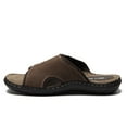 thumbnail image 2 of New Men's Alaska-02 Slip On Cushioned Open Toe Leather Sport Sandals Slides, 2 of 3