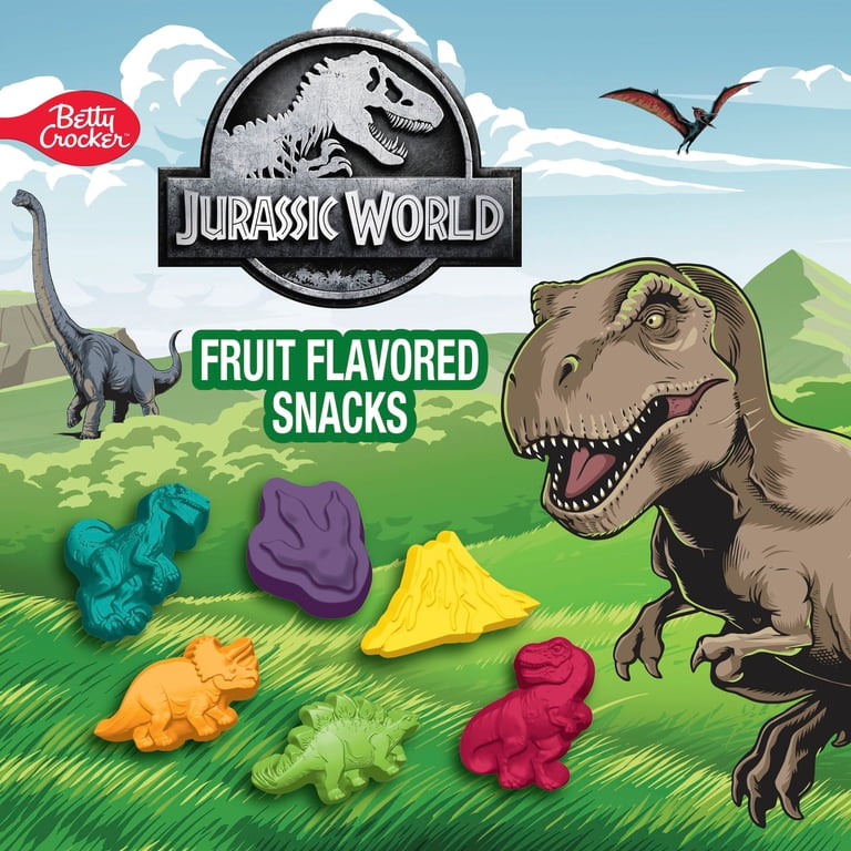 Betty Crocker Jurassic World Fruit Flavored Snacks Kids Snacks 10