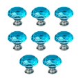 thumbnail image 1 of 8pcs Crystal Knobs For Furniture Easy-to-install Wide Range Of Applications Kitchen Cabinet Handle, 1 of 6