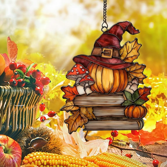 Maple Leaf Autumn Acrylic Suncatcher Window Hanging, Autumn Ornament for Nature Lovers, Fall Home Decoration, Housewarming Gift, Wall Hanging Decor