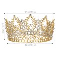 thumbnail image 6 of Supvox Large with Crystal Rhinestones Elegant Headpiece Decoration for Women 1Set, 6 of 6