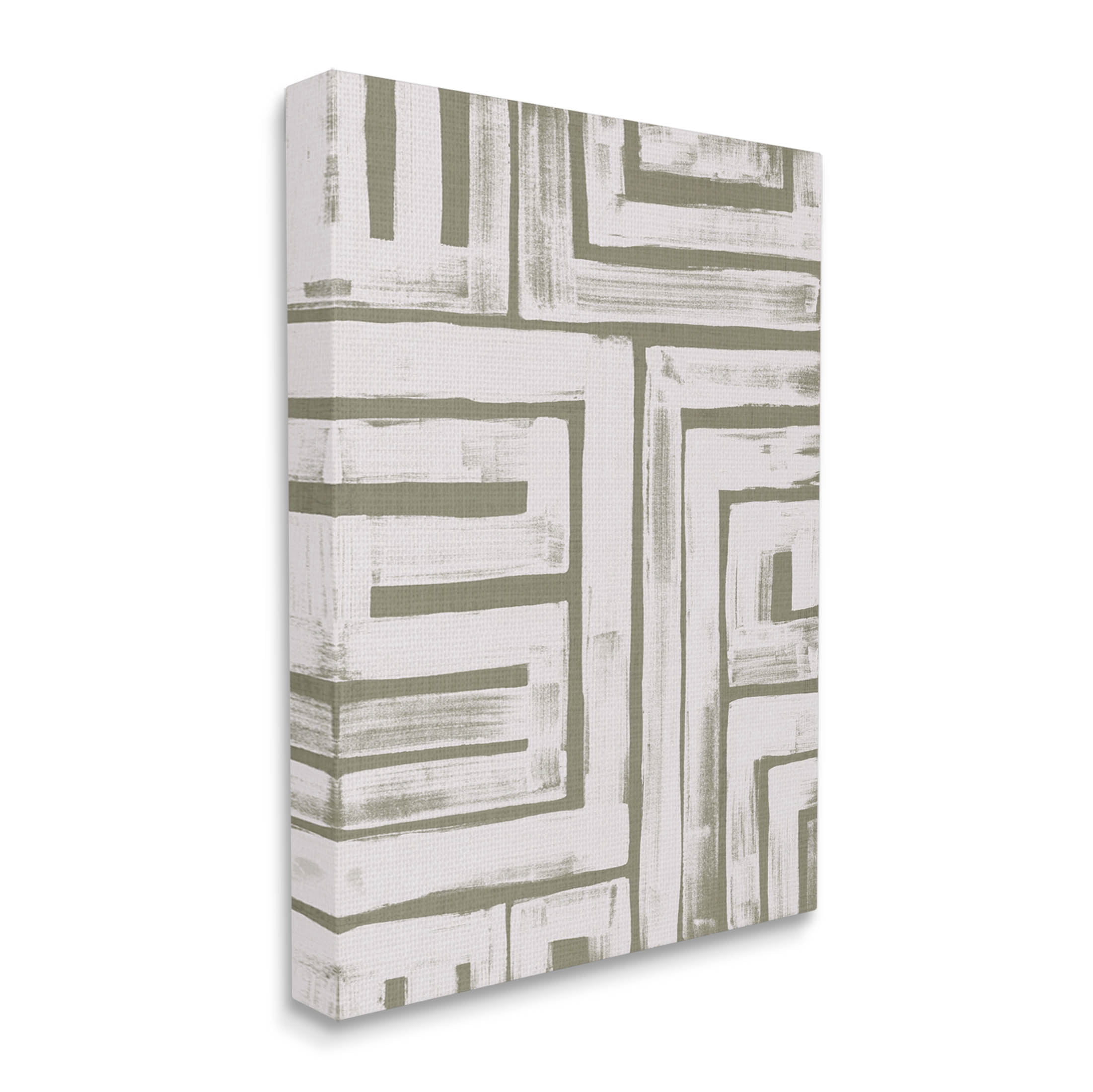 Stupell Industries Contemporary Lines Pattern Composition Graphic Art Gallery Wrapped Canvas Print Wall Art, Design by June Erica Vess