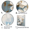 thumbnail image 3 of Designart "Blooming White And Blue Magnolias V" Magnolias Wall Art Living Room, 3 of 7
