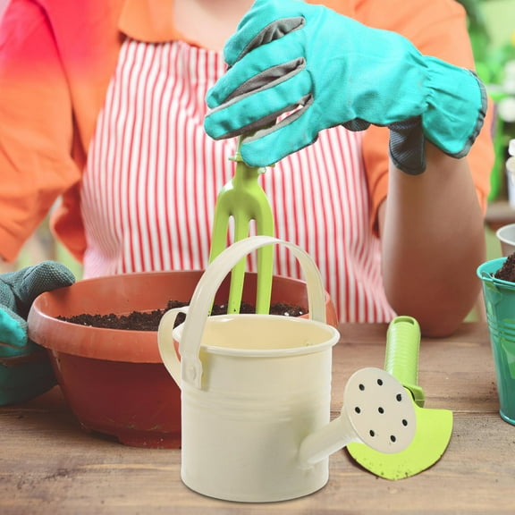 MLINS Small Watering Can for Indoor Plants Mini Water Can for Succulent Pots Decorative Planter for Home Cute Watering Can for Tiny Flower Pots Portable Watering Pot