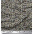 thumbnail image 1 of Soimoi Poly Georgette Fabric Floral Shirting Printed Fabric 1 Yard 52 Inch Wide, 1 of 3