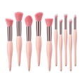 thumbnail image 5 of 10PCS Cosmetic Makeup Brush Set - Foundation Powder Eyeshadow Eyebrow Blush Concealer Brush Kit, Make Up Brushes Set, Makeup Brushes & Tools, Professional Makeup Brush Set, Beauty Tools, Travel, 5 of 9