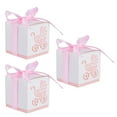 thumbnail image 1 of 50pcs Stroller Candy Sweet Gift Boxes Christening Baby Shower Party Bomboniere Favors Box (Pink), 1 of 9