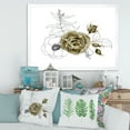 thumbnail image 3 of Designart 'Eucalyptus Branches With Anemone Bouquet Flower I' Traditional Framed Art Print, 3 of 4