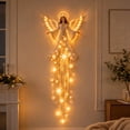 thumbnail image 5 of Angel Blessing Wall Light, Cascading Glowing Star Christmas Angel Wall Lamp, Led Starfall Effect Celestial Angel Figurine for Bedroom Living Room Entryway, Indoor Decoration, 5 of 6